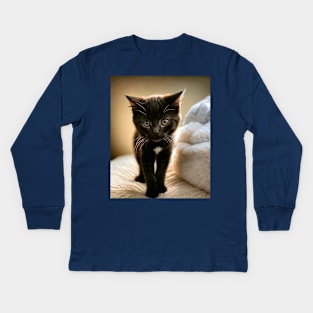 Cat Lovers Cute Kittens Kids Long Sleeve T-Shirt
